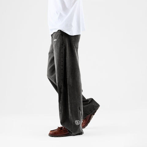 Fall / SSPCS Club Barrel Jeans - Washed Black