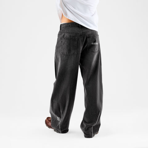 Fall / SSPCS Club Barrel Jeans - Washed Black
