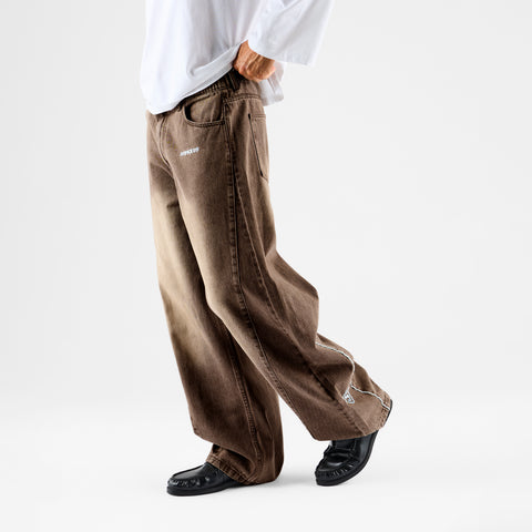 PL / SSPCS Club Barrel Jeans - Washed Espresso