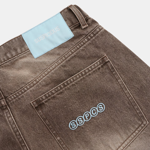 PL / SSPCS Club Barrel Jeans - Washed Espresso