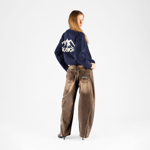 PL / SSPCS Club Barrel Jeans - Washed Espresso