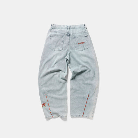 Fall / SSPCS Club Barrel Jeans - Bleached