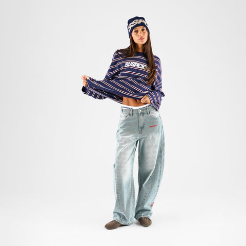 Fall / SSPCS Club Barrel Jeans - Bleached