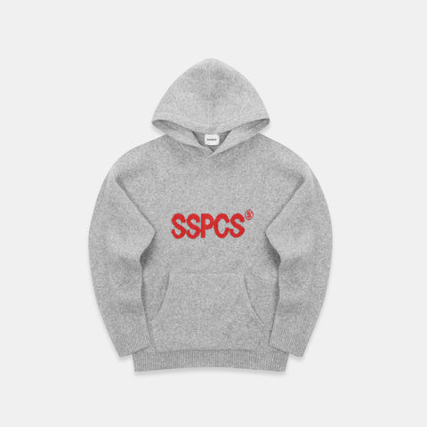 Winter2 / SSPCS Knitted Hoodie - Neutral Heather