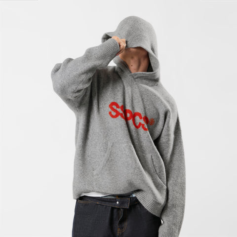 Winter2 / SSPCS Knitted Hoodie - Neutral Heather
