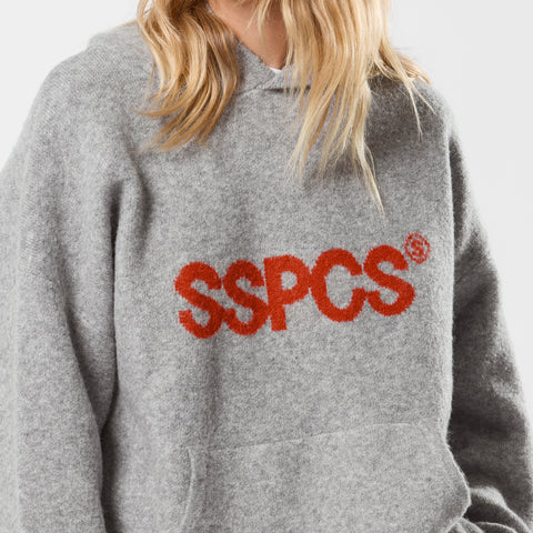 Winter2 / SSPCS Knitted Hoodie - Neutral Heather
