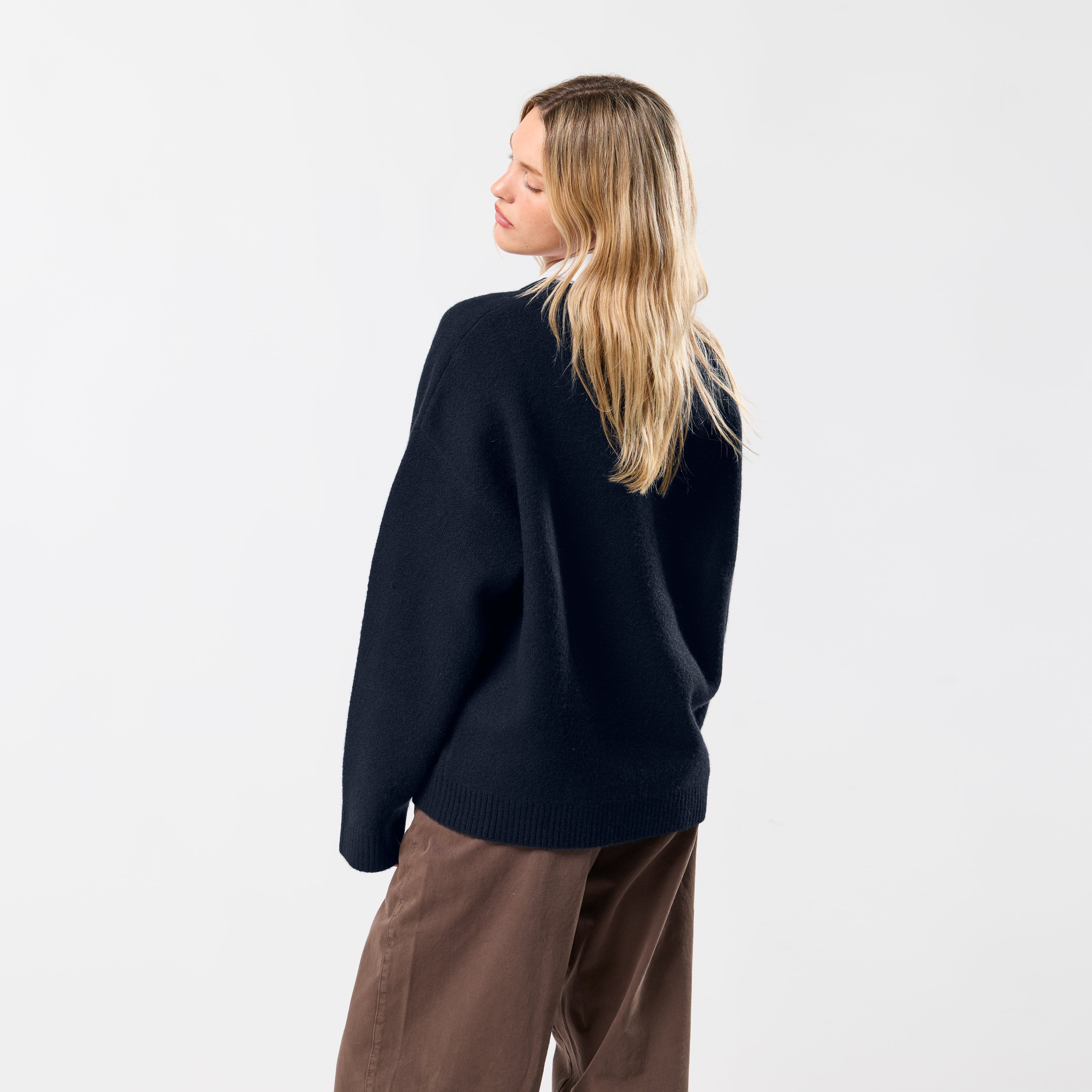 SSPCS Knitted Sweat - Navy – Suspicious Antwerp