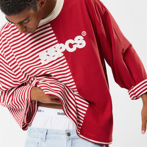 Buongiorno / SSPCS Split Longsleeve - Ruby