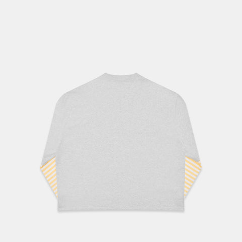Summer Stripes / SSPCS Striped Layered Longsleeve - Ash & Butter