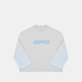 Summer Stripes / SSPCS Striped Layered Longsleeve - Celestial Blue