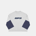 Summer Stripes / SSPCS Striped Layered Longsleeve - Grey