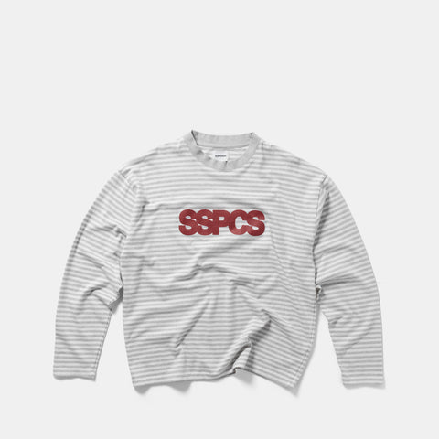 End Of Summer / SSPCS Striped Longsleeve - Ash