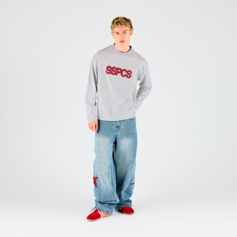 End Of Summer / SSPCS Striped Longsleeve - Ash