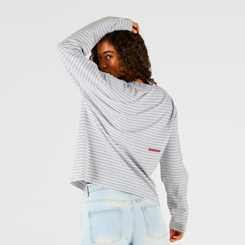 End Of Summer / SSPCS Striped Longsleeve - Ash