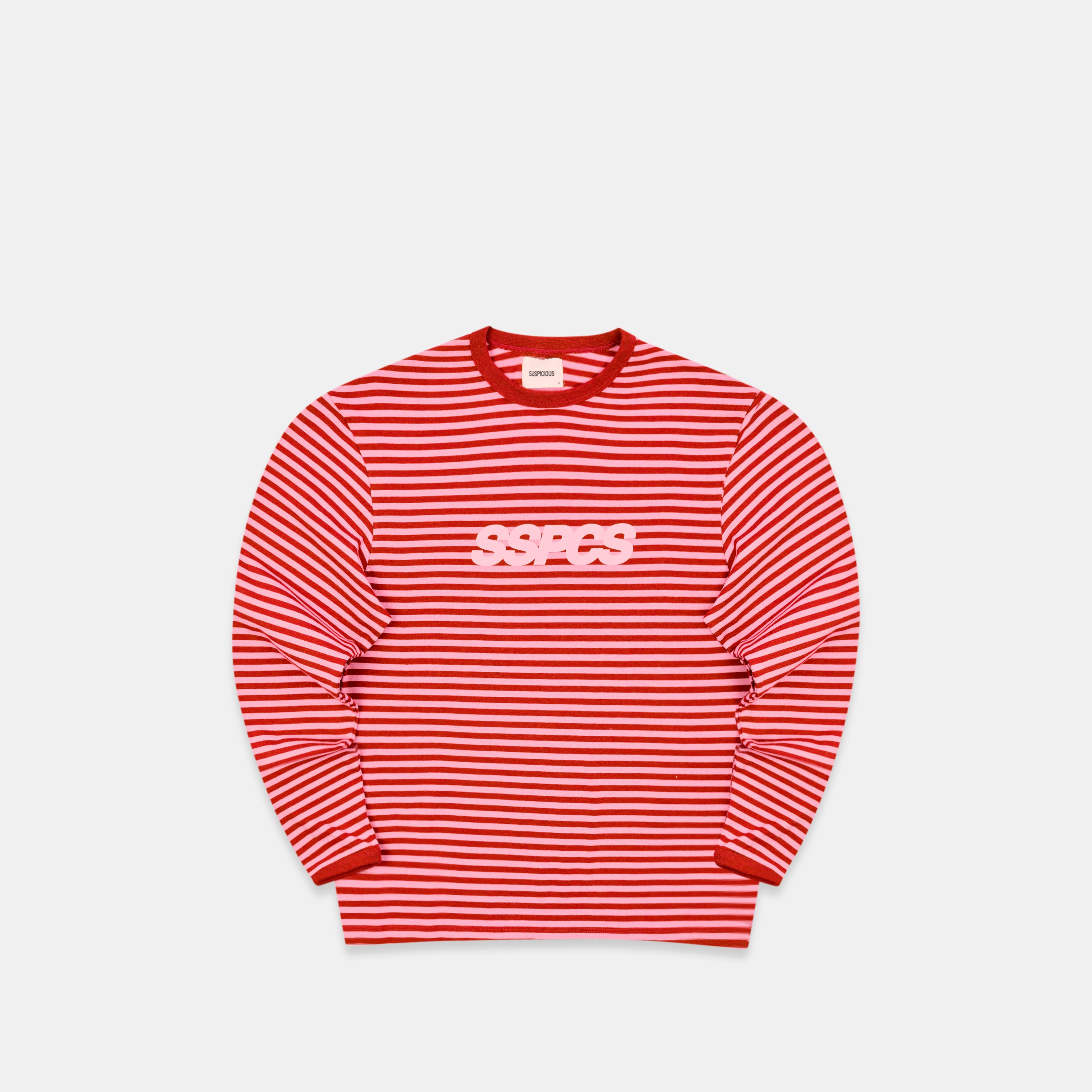 び*様 2000s Striped knit long sleeve t sul SSPCS Striped Ringer Longsleeve - Red – Suspicious Antwerp