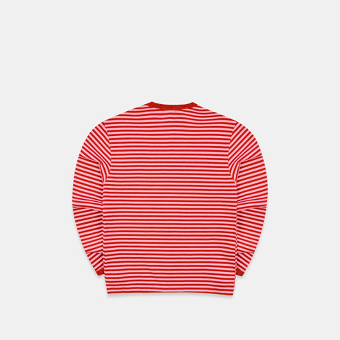 Summer Stripes / SSPCS Striped Ringer Longsleeve - Red