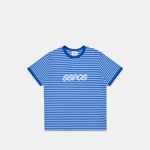 Summer Stripes / SSPCS Striped Ringer Tee - Blue