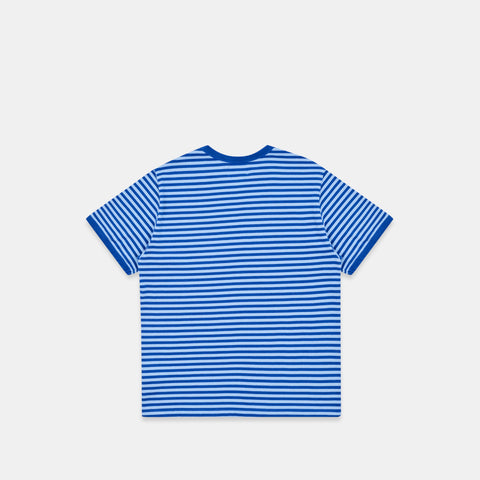 Summer Stripes / SSPCS Striped Ringer Tee - Blue