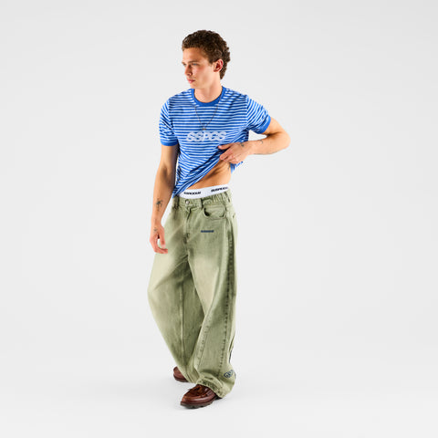 Summer Stripes / SSPCS Striped Ringer Tee - Blue