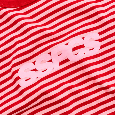 Summer Stripes / SSPCS Striped Ringer Tee - Red