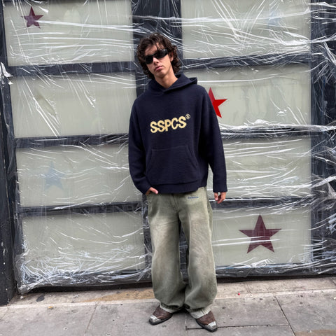 Winter2 / SSPCS Knitted Hoodie - Navy