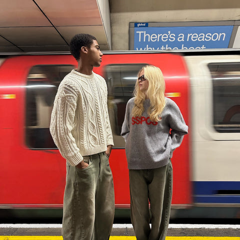 Winter2 / SSPCS Knitted Sweat - Neutral Heather