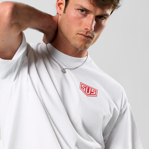 Racer / SUS Logo Tee - White
