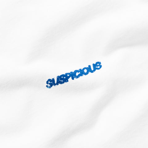 Bestsellers GTD / S(us)USPICOUS Tee - White & Big Blue