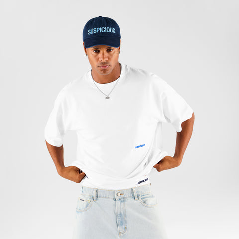 Bestsellers GTD / S(us)USPICOUS Tee - White & Big Blue
