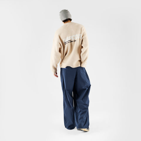 Winter 2 / Script Knitted Sweat - Dune