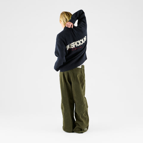 Winter 2 / Script Knitted Sweat - Nightfall