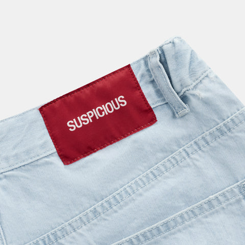 Winter2 / Selvedge Turn-Up Baggy Jeans - Bleached