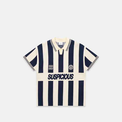 Off Season / Sideline Knitted Football Polo - Nightfall