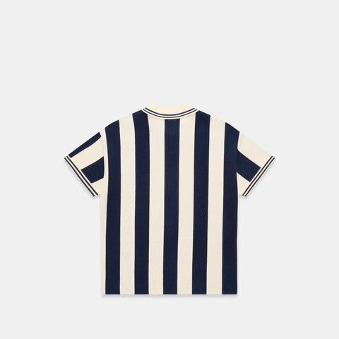 Off Season / Sideline Knitted Football Polo - Nightfall