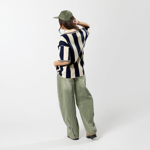 Off Season / Sideline Knitted Football Polo - Nightfall