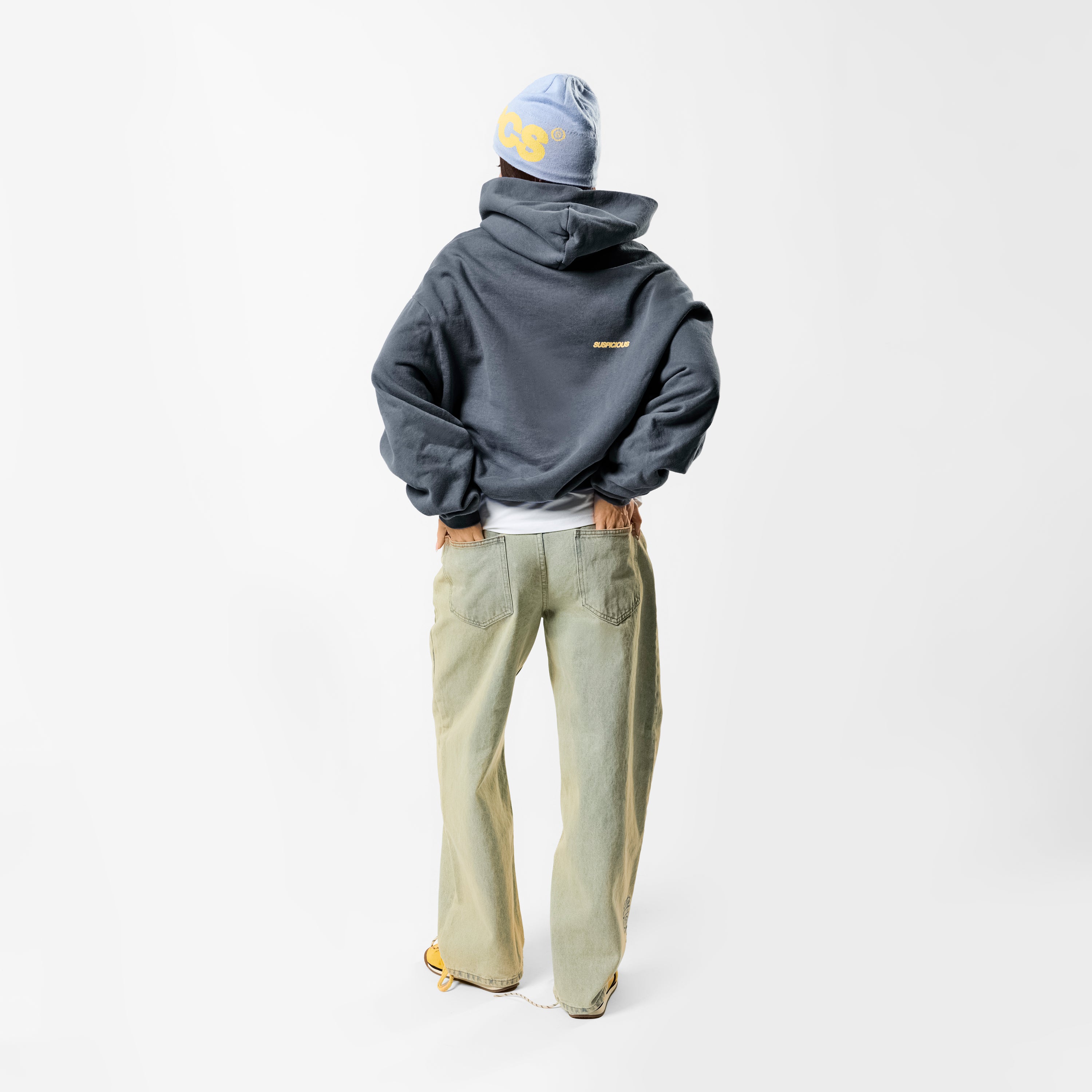 Signature Stamp Hoodie - Grisaille – Suspicious Antwerp