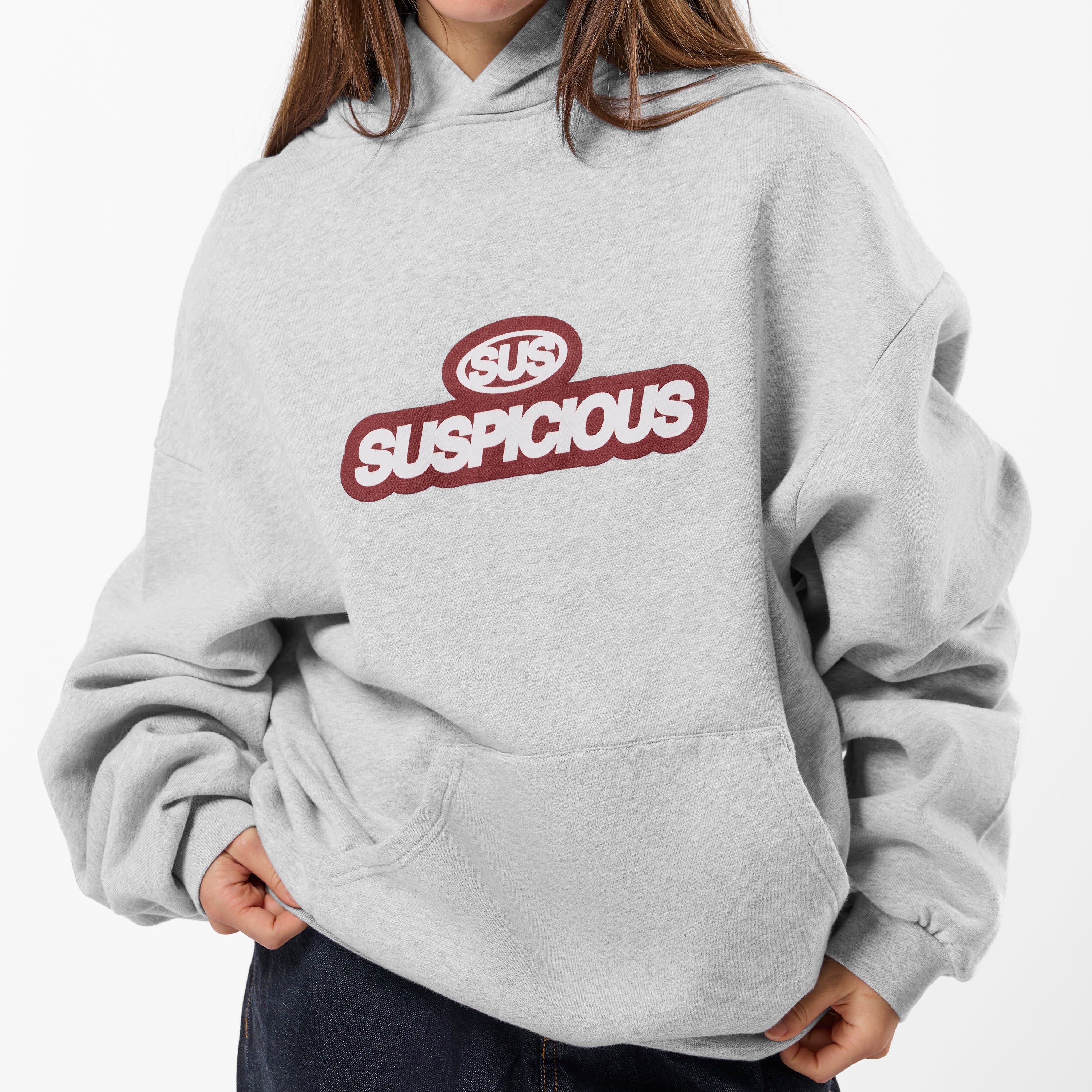 Signature Stamp Hoodie - Neutral Heather – Suspicious Antwerp