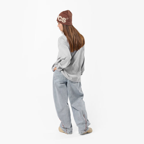 PL / Slanted Longsleeve - Neutral Heather