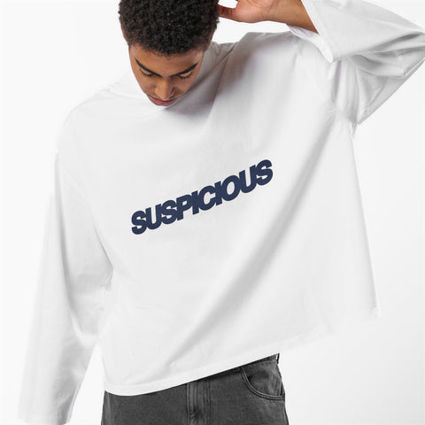 PL / Slanted Longsleeve - White