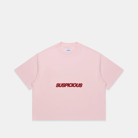 Summer / Slanted Tee - Baby Pink