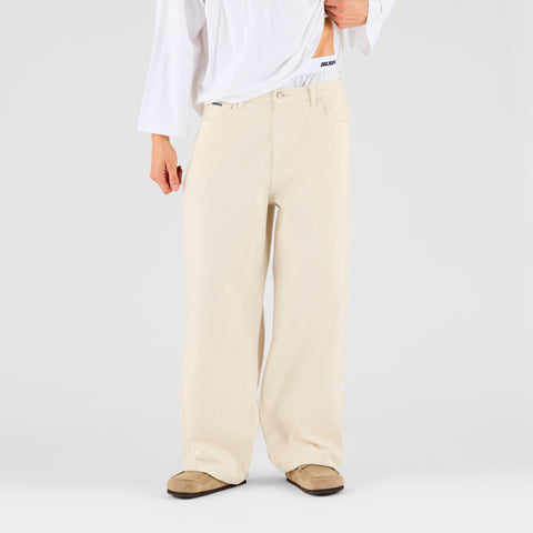 Summer Breeze / Solid Jeans - Egret