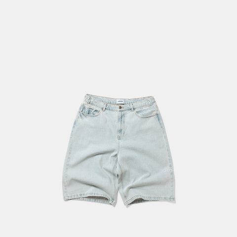 Summer Breeze / Solid Jeans Shorts - Bleached
