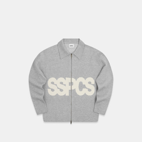 Winter 5 / Solid Knitted Jacket - Neutral Heather