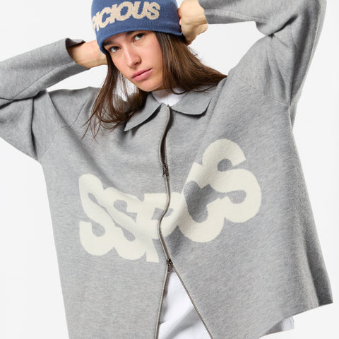 Winter 5 / Solid Knitted Jacket - Neutral Heather