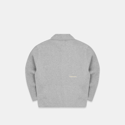 Winter 5 / Solid Knitted Jacket - Neutral Heather