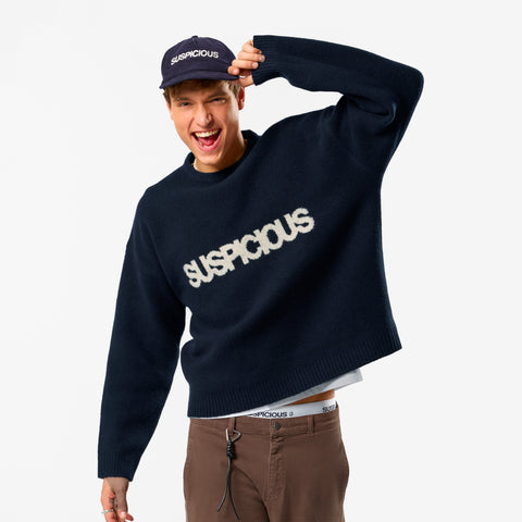 Winter 5 / Solid Knitted Sweat - Nightfall