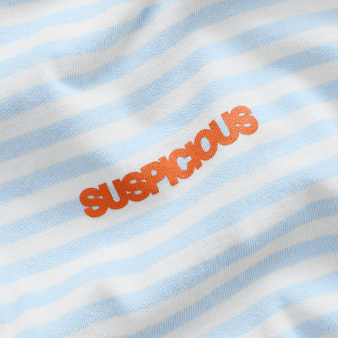 PL / Solid Striped Longsleeve - Celestial Blue