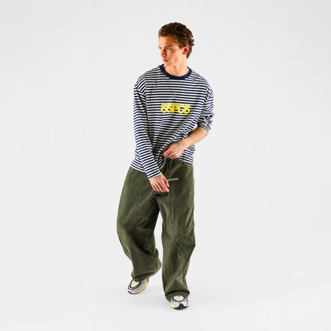 PL / Solid Striped Longsleeve - Coastal Blue