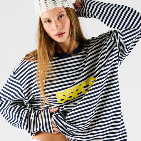 PL / Solid Striped Longsleeve - Coastal Blue