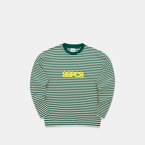 PL / Solid Striped Longsleeve - Green Yellow